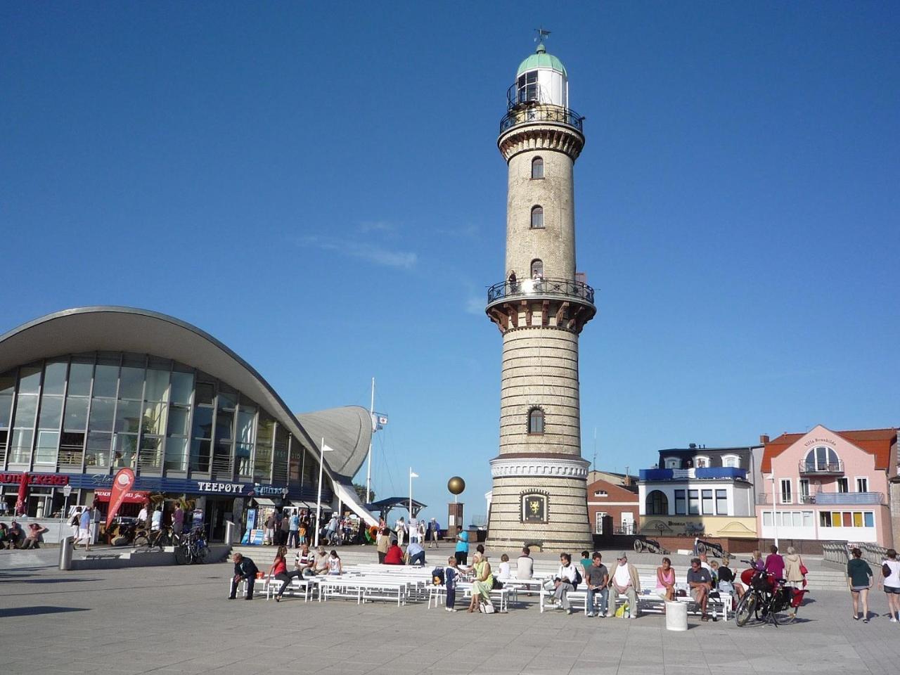 Sonnendeck, Direkt Am Leuchtturm Apartment Rostock Exterior foto